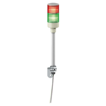 Sinalizador Luminoso Duplo Sirene LED Verde Vermelho 24V XVGB2S Schneider