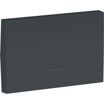 Tecla 3 Módulos Cor Grafite Para Interr Pulsador S71203094 Schneider