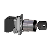 Chave Comut Seletora Rot 6A 120V 22Mm Zamak 1Na XB4BG41 - Schneider