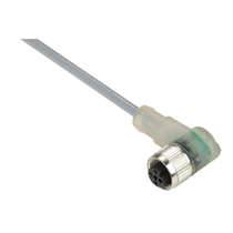 Cabo Pvc 3 Pinos C/Conector M12 Femea XZCPV1340L10 - Telemecanique