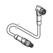 Cabo C/Conector M8 - M8 3 Pin 1M XZCR2706037R1 - Telemecanique