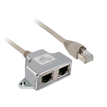 Conector Rj45 Te Derivacao Modbus Cz C/Cab Into/1M/1 Rj45 M* VW3A8306TF10 - Schneider