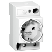 Tomada 2P+T 10/16A Din 250V A9A15310 Schneider