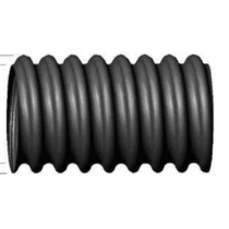 Eletroduto Flexível Não Metálico Duto Espiralado Polietileno Alta Densidade (Pead) Preto - 2" Dn63 Kanalex - KL2 - KANAFLEX