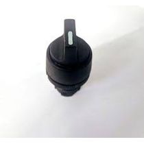 Comutador Seletora Knob Curto 3 Posições Preta 22MM 2NA Aa2 Aa290/01+E120 Ace