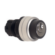 Comutador Chave Yale 2 Posições Preto 22mm 45G REY2 45D RTC SEG15 Ace Schmersal