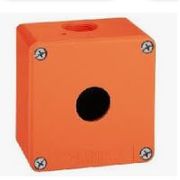 Botoeira Vazia Alumínio Laranja 1 Furo 30mm 100X100X80mm P10130C Ace Schmersal