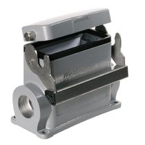 Base Tomada Multipolar Alta Com Tampa 40D HDC 40D SDLU 2M25G Weidmuller Conexel