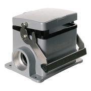 Base Tomada Multipolar Alta Com Tampa 48A HDC48ASDLU1PG29G Weidmuller Conexel