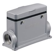Base Tomada Multipolar Alta Com Tampa 64D HDC 64D SDBO 1M32G Weidmuller Conexel