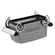 Carcaça Tomada Multipolar Alumínio HDC24BKBU1PG21G Weidmuller Conexel