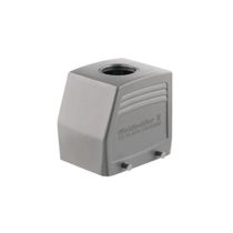 Carcaça Tomada Multipolar Alumínio Gabinete HDC32ATOBU1M32G Weidmuller Conexel