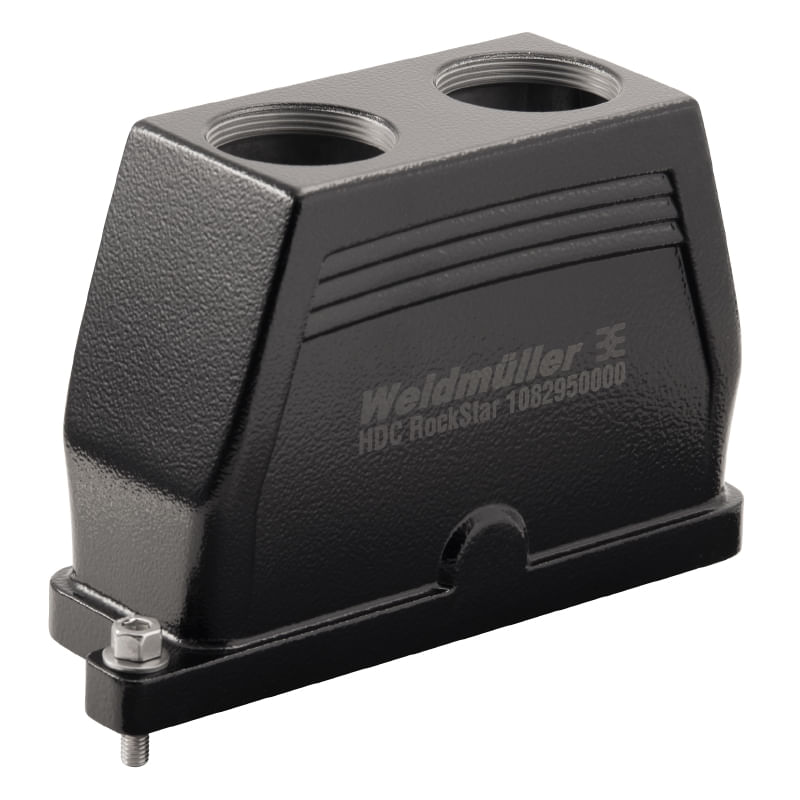 Carcaça Tomada Multipolar Alumínio HDC IP68 24B TOS 2M32 Weidmuller ...