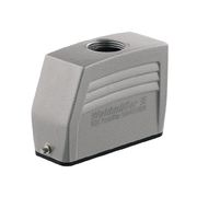 Carcaça Tomada Multipolar Alumínio Plugue HDC16ATOLU1PG16G Weidmuller Conexel