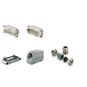Tomada Caixa Blindada 6P Prensa Cab Metalico M25 Hdc Hdckithe16.12 HDCKITHE16.120M Weidmuller Conexel