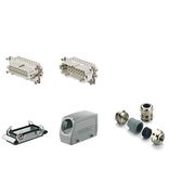 Tomada Caixa Blindada 6P Prensa Cab Metalico M25 Hdc Hdckithe16.12 HDCKITHE16.120M Weidmuller Conexel