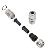 Prensa Cabo Latão Metro 20Mm Com Porca Com Contraporca Vg M20 Ex VG M20 EXE MS Weidmuller Conexel