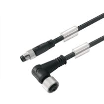 Conector Sensor Macho Rt/Ang Pu Tripolar M8-M12 0,7M SAILM8GM12W30.7U Weidmuller Conexel