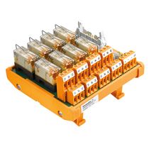Interface Ll2N Trilho Led Verde E Amarelo Com Contato 1Na Rsm 8 Rsm8C1C RSM8C1COS Weidmuller Conexel