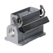 Base Tomada Multipolar Alta Com Tampa 10A HDC 10A SLU 1M25G Weidmuller Conexel