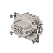 Porta Contato Fêmea 6P 24A HDCHE6FP Weidmuller Conexel