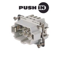 Porta Contato Macho 6P 24A Hdc HDCHE6MP Weidmuller Conexel