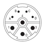 Porta Contato Macho 5P SAIM23SEL44 Weidmuller Conexel