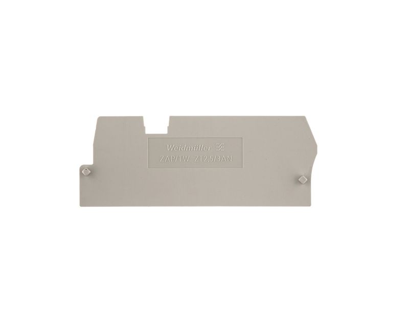 Tampa Conector Bg Esc 2,5Mm ZAPTWZT2.53AN Weidmuller Conexel - Dimensional