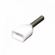 Terminal Ilhos Duplo Com Isolamento 0,75Mm2 Branco H0,75/24,5 Weidmuller Conexel