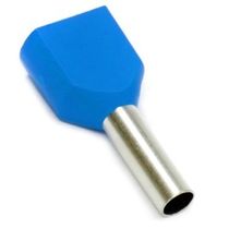 Terminal Ilhos Duplo Com Isolamento 2,5Mm2 Azul H2,521DZHBLSV Weidmuller Conexel