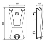 Frame Front Plastico Com Knob Ie-Fc-Sfp-Knob 1450510000 IEFCSFPKNOB Weidmuller Conexel