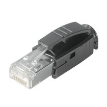 Conector Rj45 Plugue Cat Cat6A Preto IEPSRJ45THBK Weidmuller Conexel