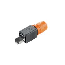 Conector Rj45 Plugue Cat Cat6A Preto IEPSV04PRJ45FH Weidmuller Conexel
