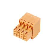 Conector Circuito Impulso 8P 300V 10A Laranja Estan B2L3.5008180SNORBX Weidmuller Conexel