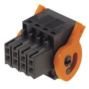 Conector Circuito Impulso 36P 300V 5A Preta Estan Enc B2L 3.50/36 B2L 3.50/36LH SN BK Weidmuller Conexel