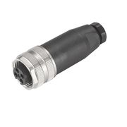 Conector Sensor Fêmea Reto Tetrapolar 4P 7/8" SAIB4978" Weidmuller Conexel