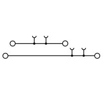 Conector Passagem Pa Bg 24A 2,5Mm2 WDK2.5ZQV Weidmuller Conexel