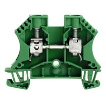 Conector Passagem Parafuso Plástico Verde 1000V 57A 10Mm2 WDU 10 Weidmuller Conexel