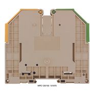 Conector Passagem Pa Verde E Amarelo Din 125,5Mm 1Kv 14400A 120Mm2 Wpe120 WPE120150 Weidmuller Conexel