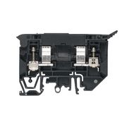 Conector Passagem Parafuso Plástico Preto 36V 6,3A 4Mm2 WSI 4/2/LD Weidmuller Conexel