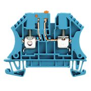 Conector Passagem Plástico Azul 500V 32A 4Mm2 WTR 4 BL Weidmuller Conexel