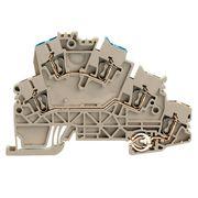 Conector Passagem Pa Bgesc Din 60,5Mm 800V 24A 2,5Mm2 Z Zdkpe2. ZDKPE2.52NLPE Weidmuller Conexel