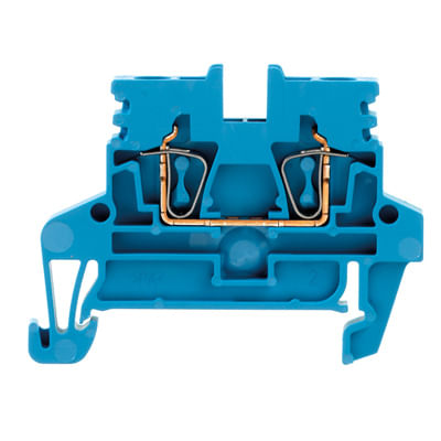 Conector Passagem Plástico Azul 800V 24A 2,5Mm2 ZDU 2,5N BL