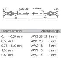 Conec Crimpador F 2,1Mm2 Para Tom Mult HDCCHDBM2.5AG Weidmuller Conexel