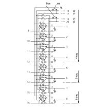 Distribui.Sai-6-M 5P M12 1701240000 SAI6M5PM12 Weidmuller Conexel