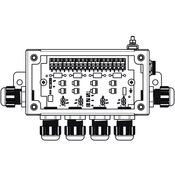 Caixa Sensores M12 X4Vias 18V Profibus FBCONSSPCG4WAYLIMITER Weidmuller Conexel