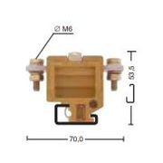 Conector Passagem Melam Bg 125A 35Mm2 SAKG28II Weidmuller Conexel