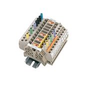 Bloco Aferição Para Transformador Wtl Para 3 Tc Com Neut WTL C400314 Weidmuller Conexel