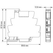 Acoplador Relé 230Vca/Cc 4Ma 2Na TRS230VUC2CO Weidmuller Conexel