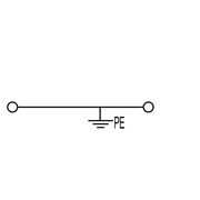 Conector Passagem Terra Pa Verde E Amarelo 2,5Mm2 Mola Zpe ZPE2.5 Weidmuller Conexel